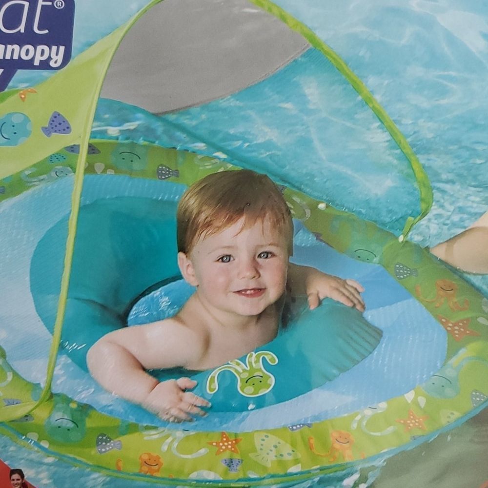 Swimways Baby Spring Float Sun Canopy NWOT - Picture 4 of 5